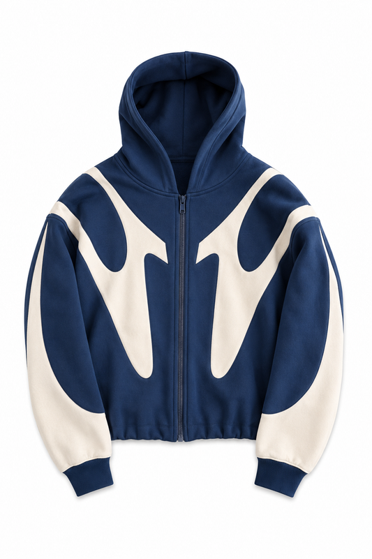 Storm Blue Streetwear Hoodie