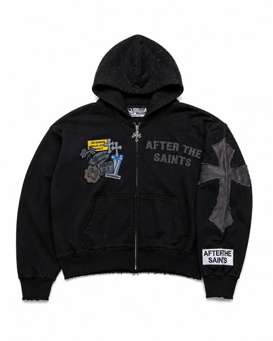 YC Saints Cross Black Hoodie