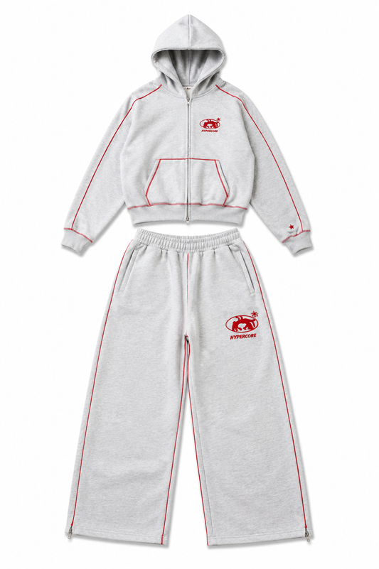 YC Cloud Grey Streetwear Set