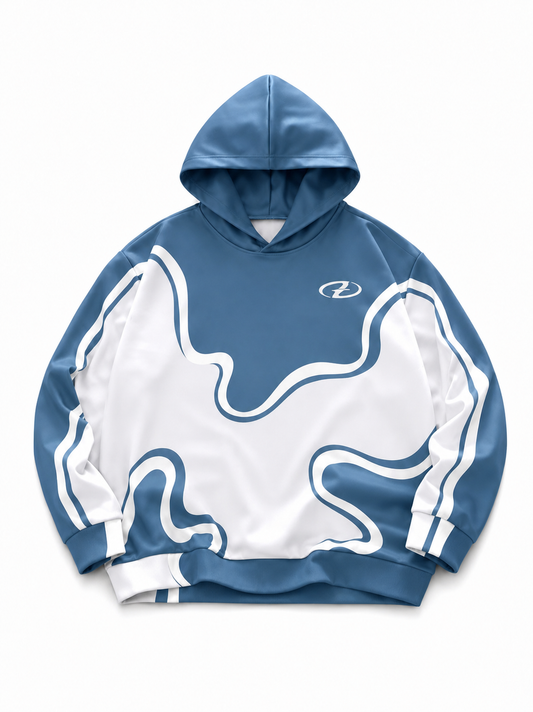 YC Blue Wave Hoodie